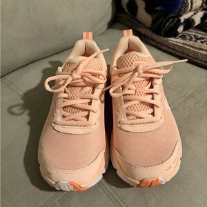 Under Armour Peach/Light Orange Women's Athletic Sneakers